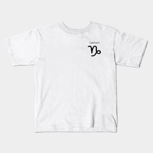 Capricorn zodiac sign merchandise Kids T-Shirt